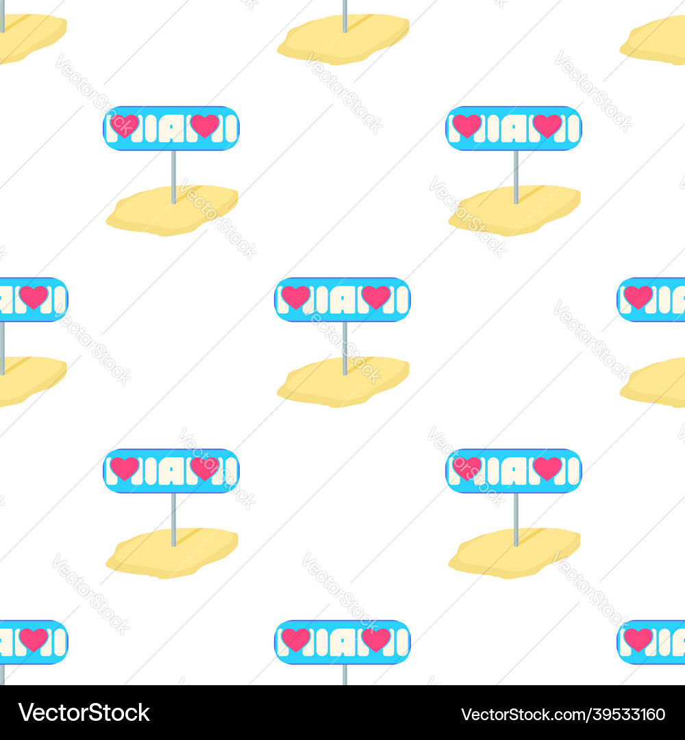 Miami pointer pattern seamless Miami pointer pattern seamless vector image