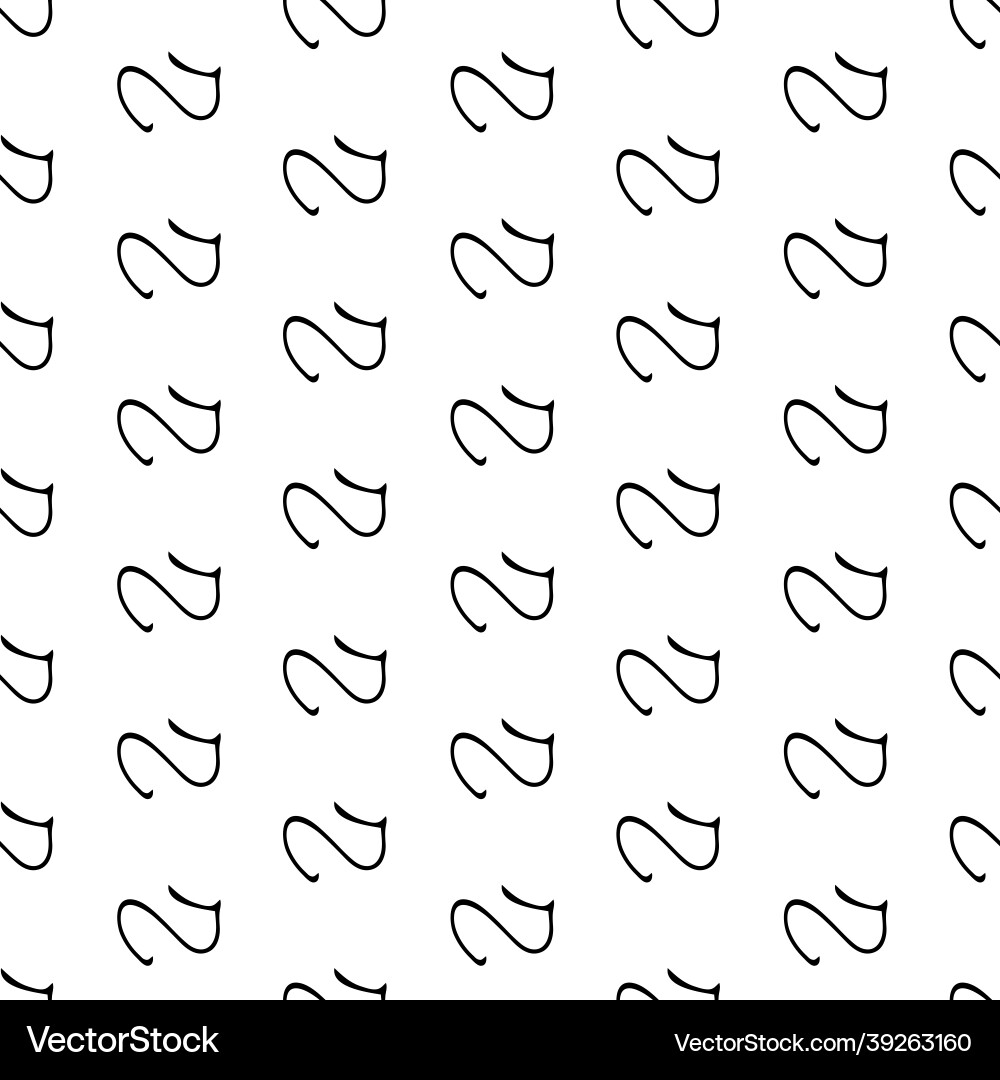 Seamless pattern with sketch round squiggle Seamless pattern with sketch round squiggle vector image