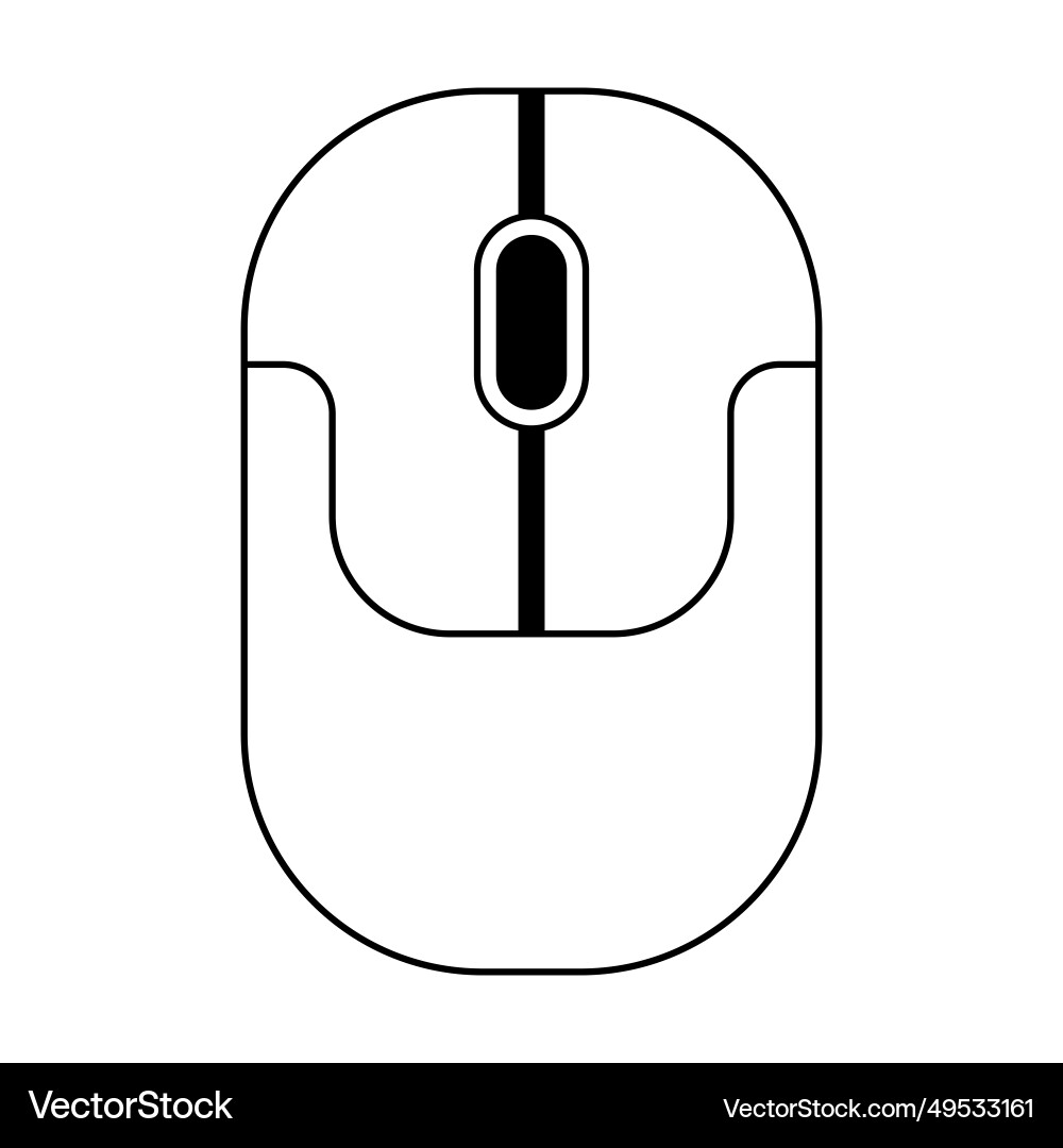 Computer Mouse Ausrüstung Vektorbild