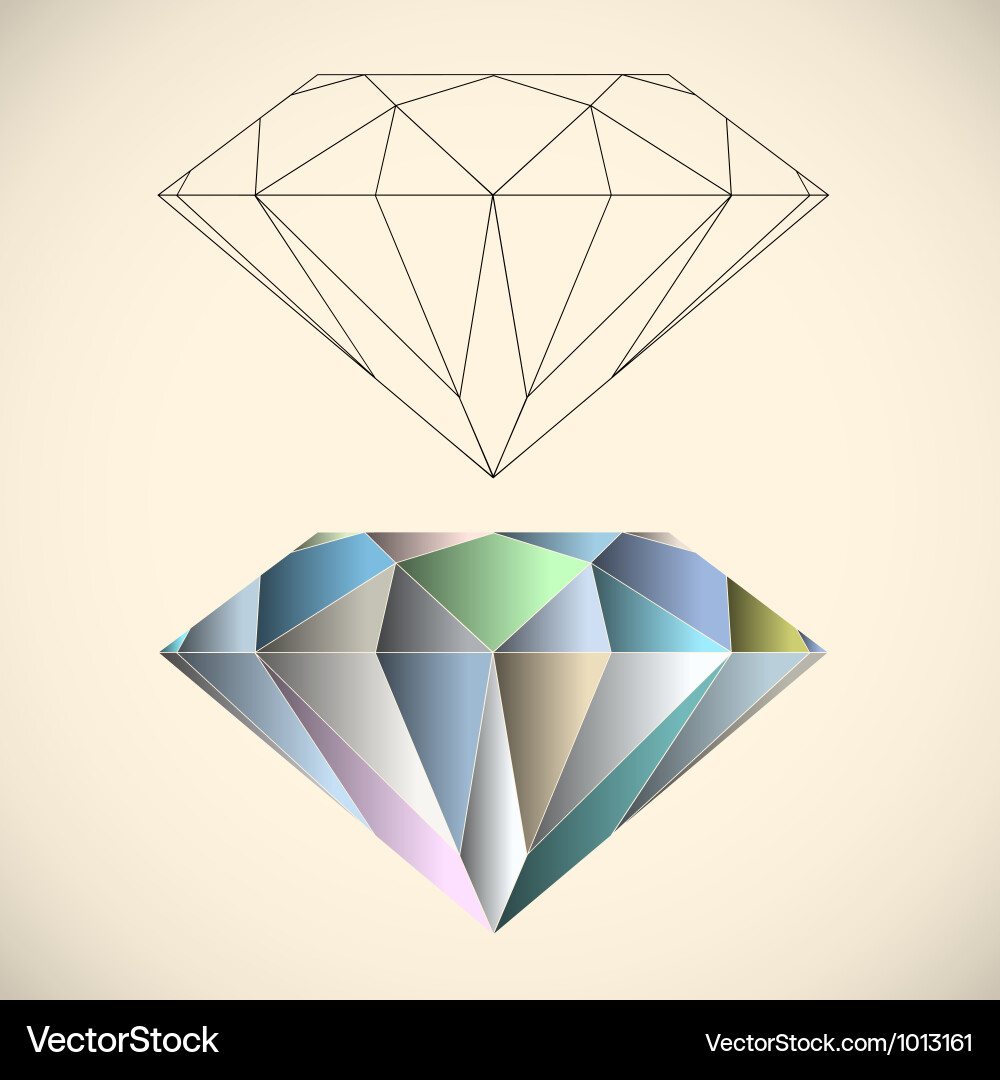 Diamond Royalty Free Vector Image - VectorStock