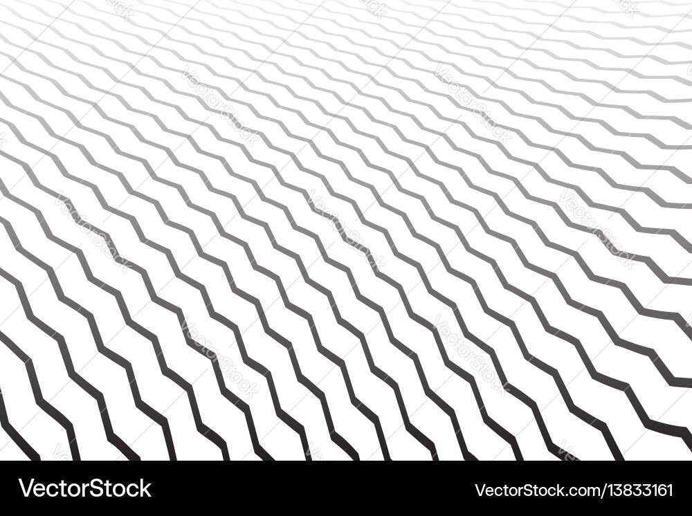 Dynamic Zigzag Pattern vector image