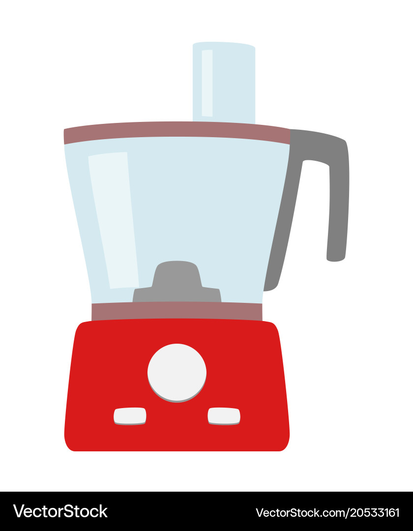 Food processor simple icon isolated household Vector Image