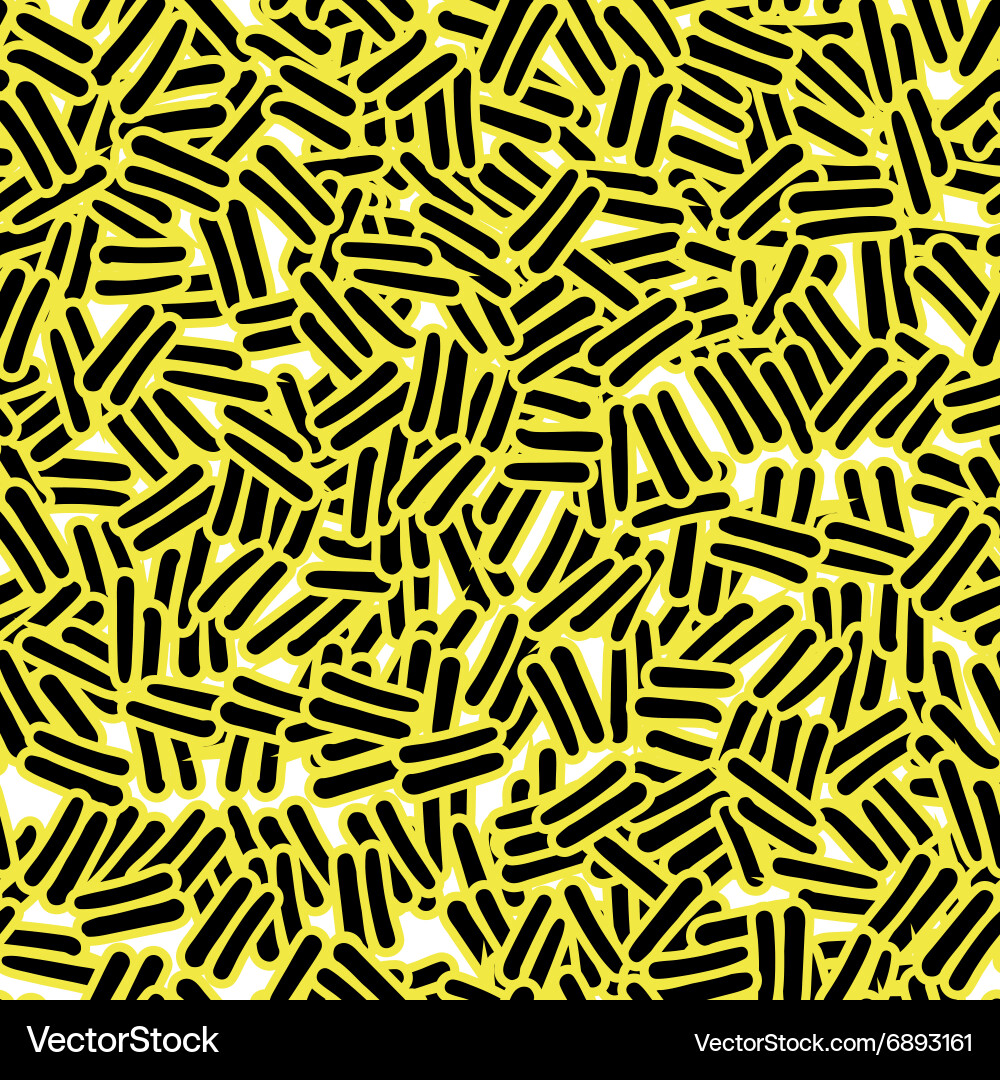 Seamless pattern in memphis style 1 vector image