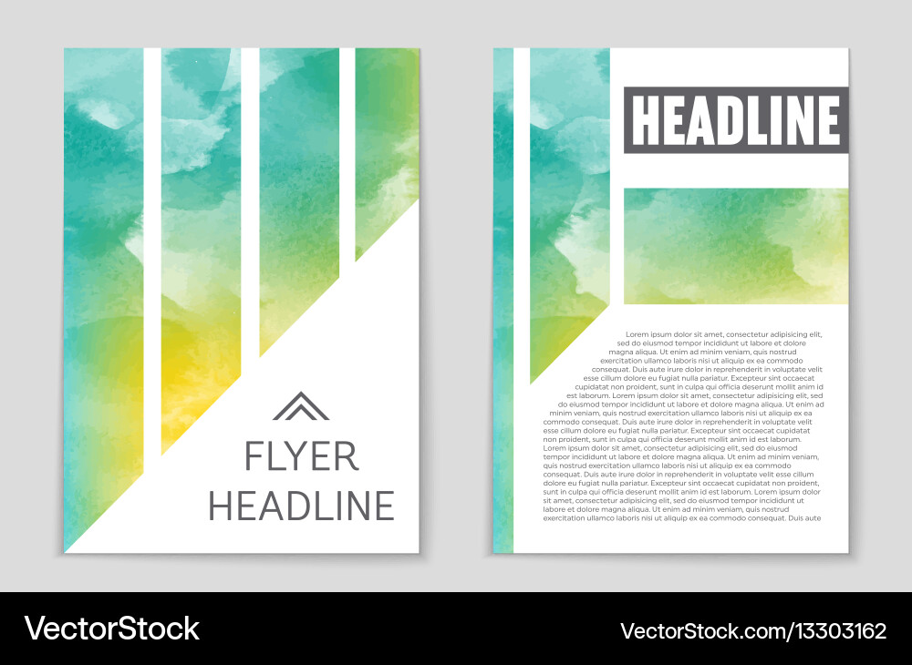 Abstract layout background set for art vector image