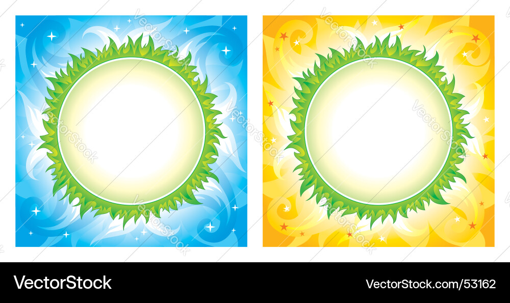 Planet backgrounds Vector Image
