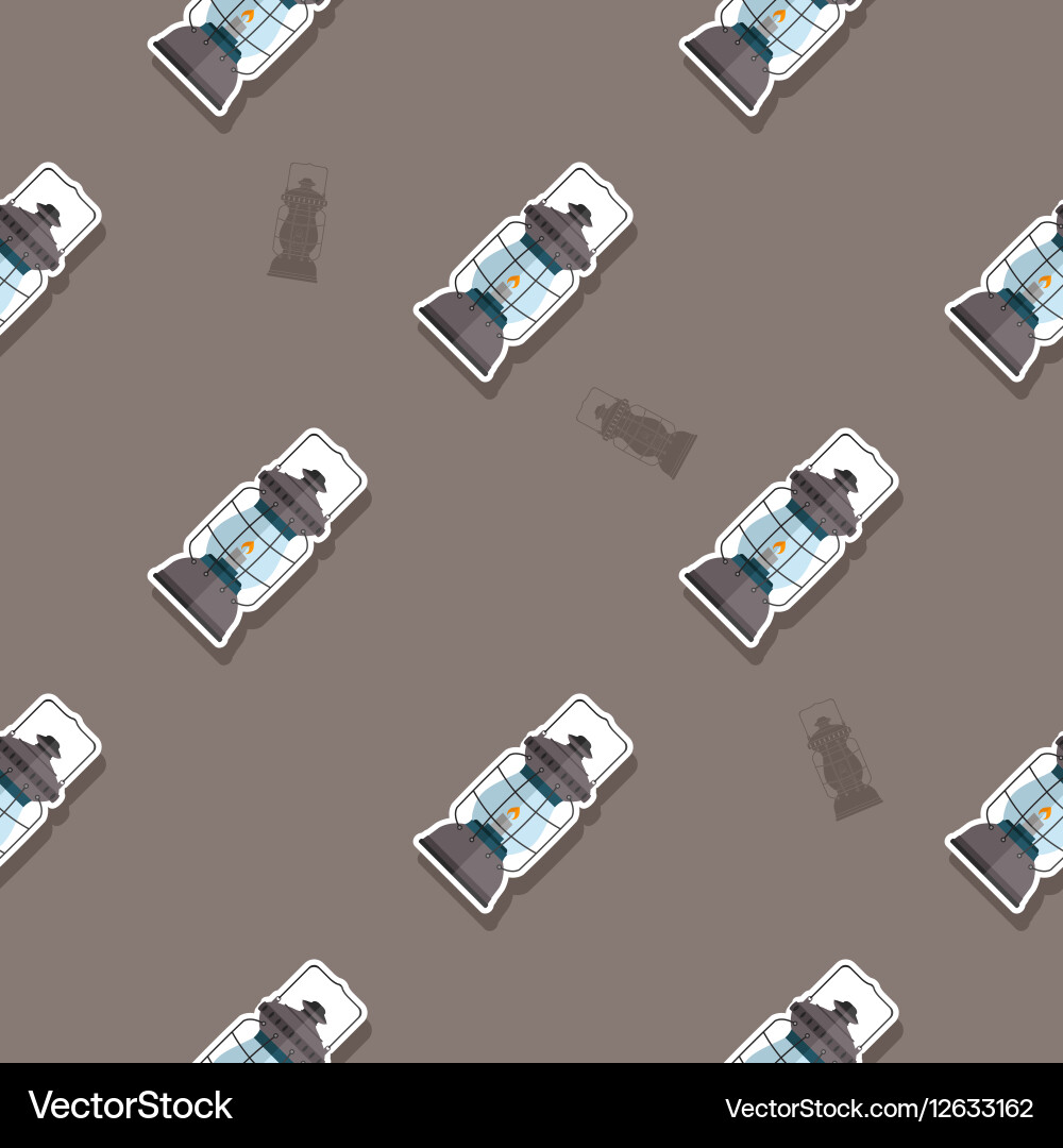 Seamless pattern with lanterns Vector Image