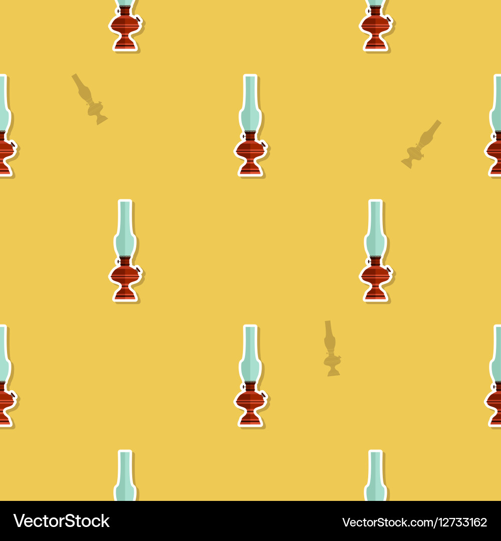 Seamless pattern with lanterns vector image