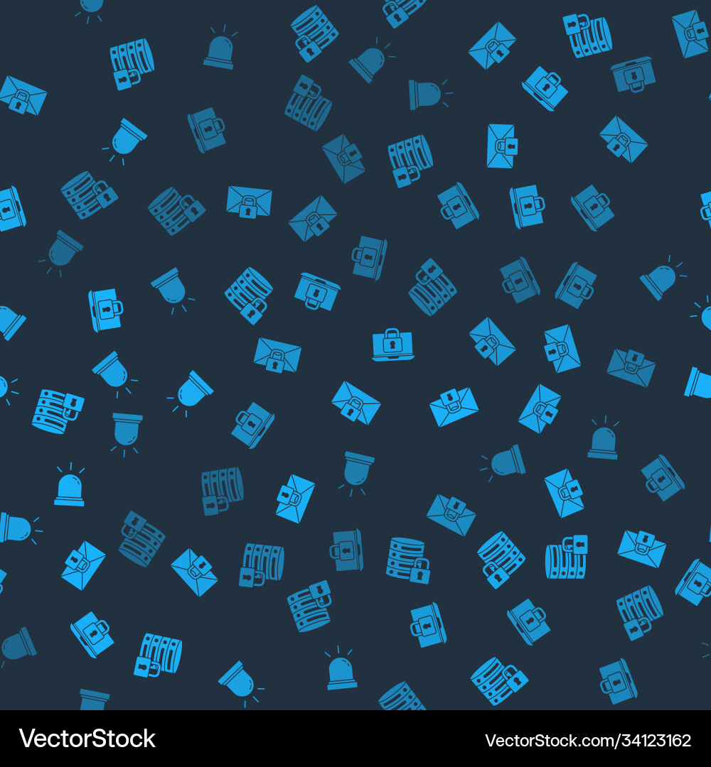 Set server security with lock mail message Set server security with lock mail message vector image