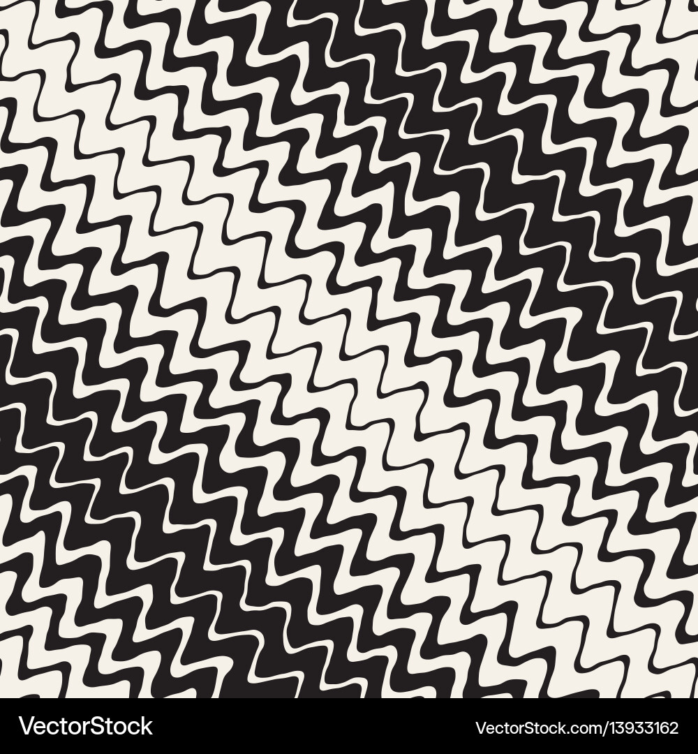 Wavy Stripe Pattern vector image