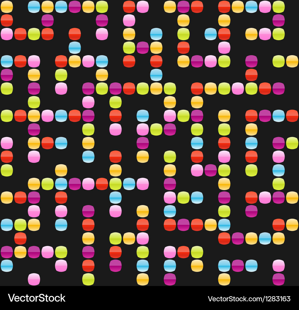 Abstract Maze Pattern - Seamless Tile vector image