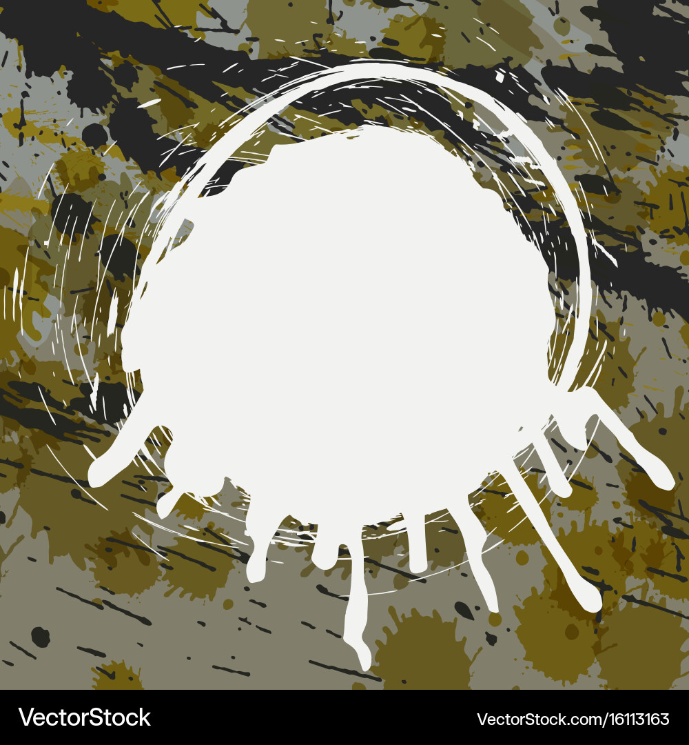 Abstract splatter background vector image