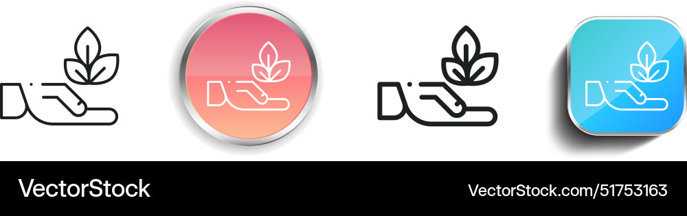 Beverage icon thin linear regular and button vector image