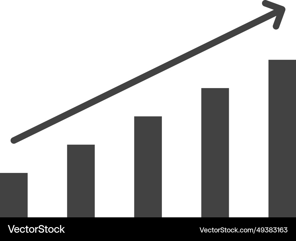 Graph icon image Vector Image