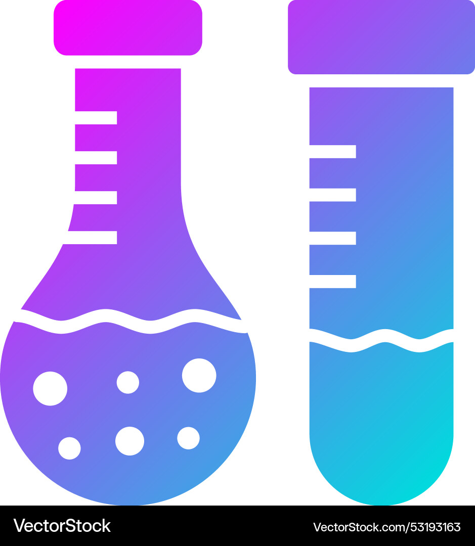 Lab test icon design Vector Image