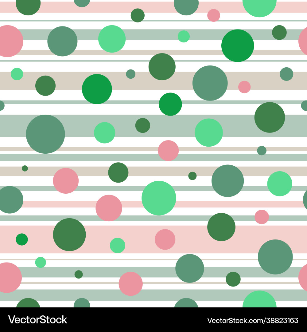 Seamless pattern with circles Vector Image