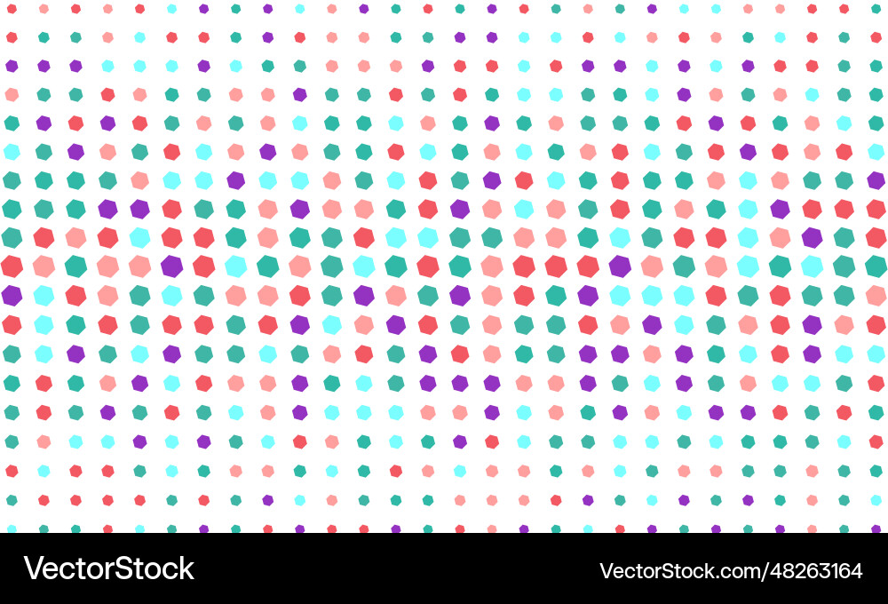 Abstract colorful hexagon seamless pattern Abstract colorful hexagon seamless pattern vector image