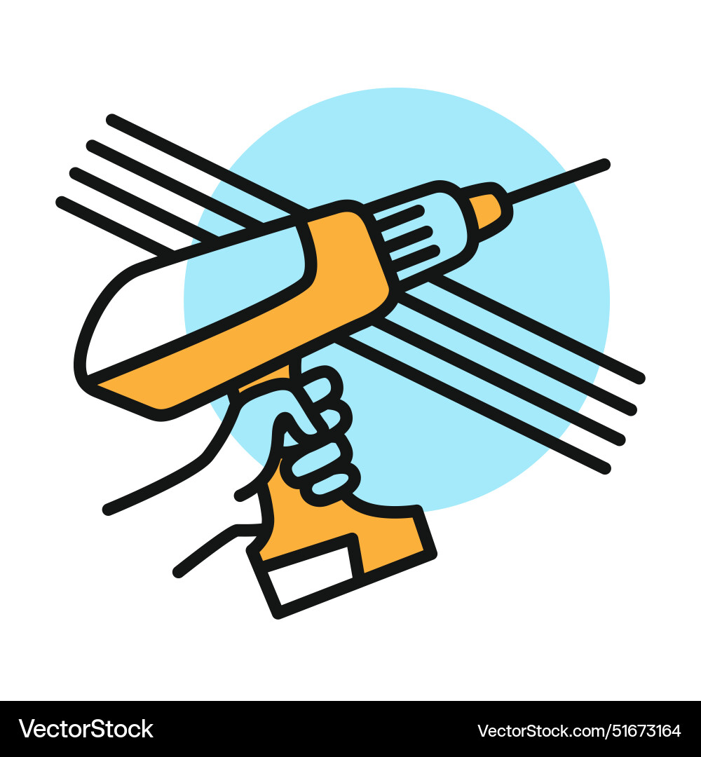 Building line icon color symbol in simple style Vector Image