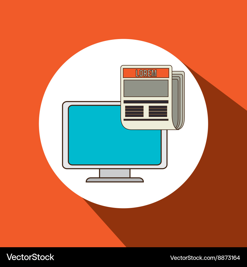 Computer technology design Vector Image
