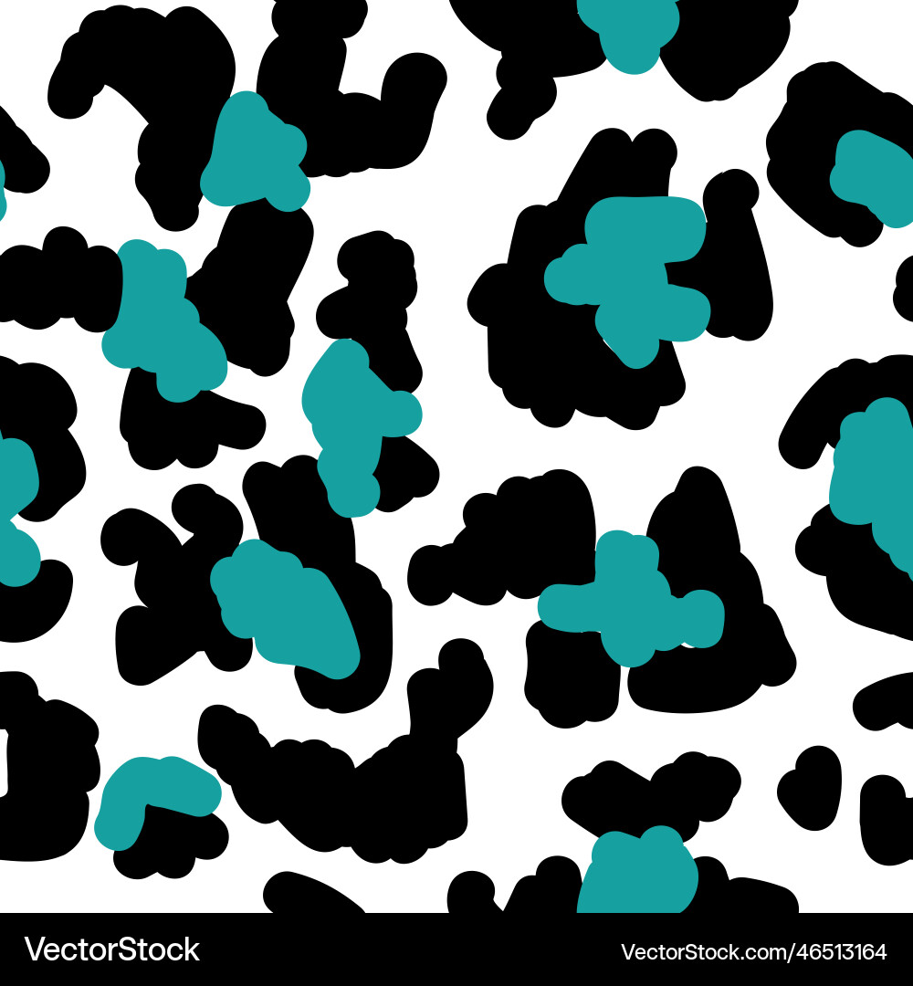 Leopard or cheetah print seamless pattern Leopard or cheetah print seamless pattern vector image