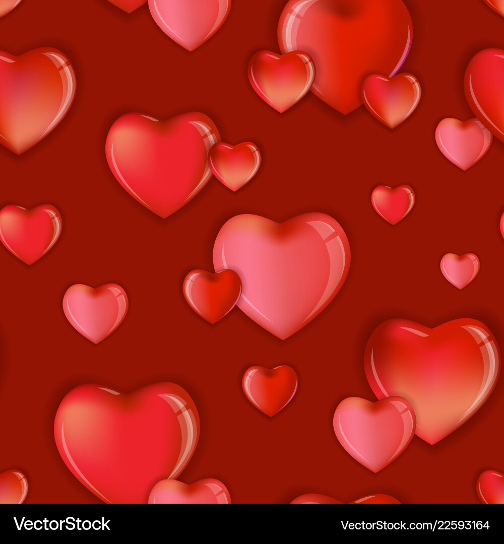 Nahtlose Herzen Muster Hintergrund Valentinstag Nahtlose Herzen Muster Hintergrund Valentinstag vektorbild