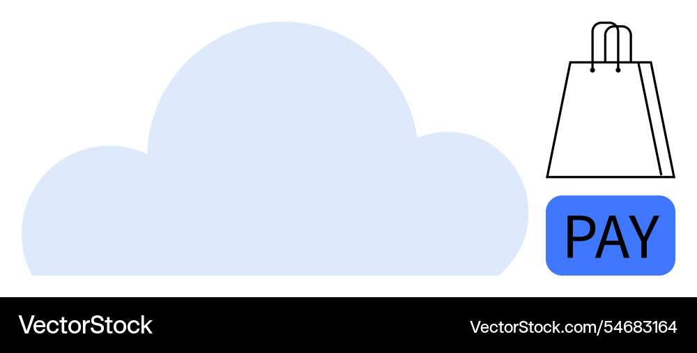 Secure cloud-based payment methods for online Secure cloud-based payment methods for online Vector Image
