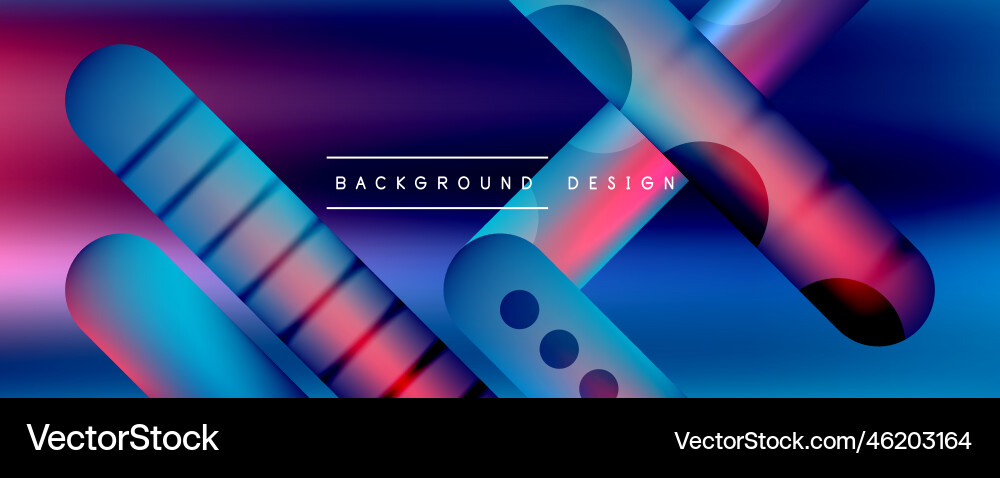 Techno round shapes lines abstract background Techno round shapes lines abstract background Vector Image
