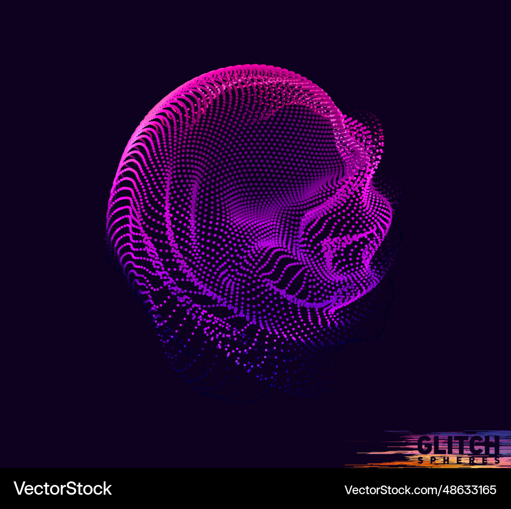Abstract colorful mesh on dark background Abstract colorful mesh on dark background vector image