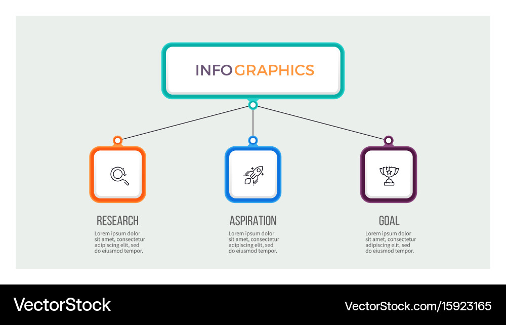 Business Hierarchy Chart - Organization Structure Vector Image