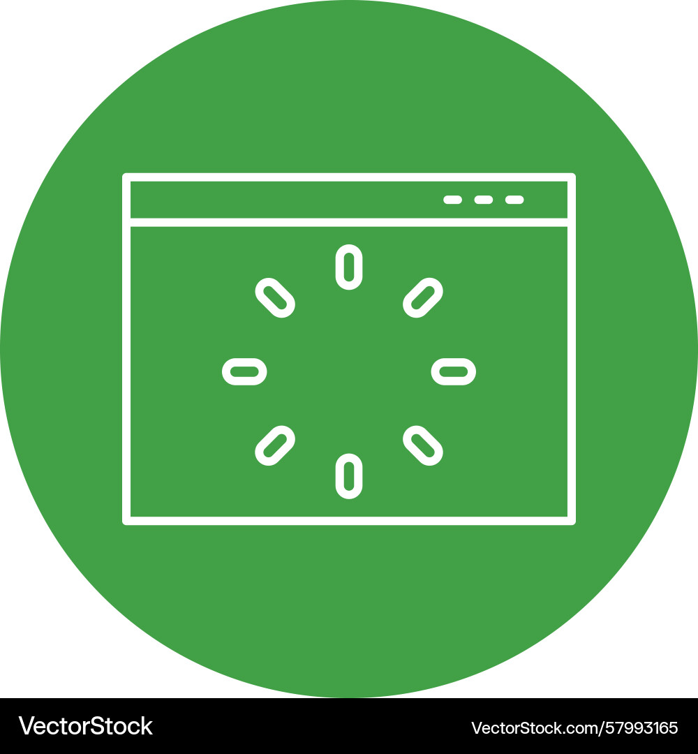 Multi Circle Loading Animation Vector Image