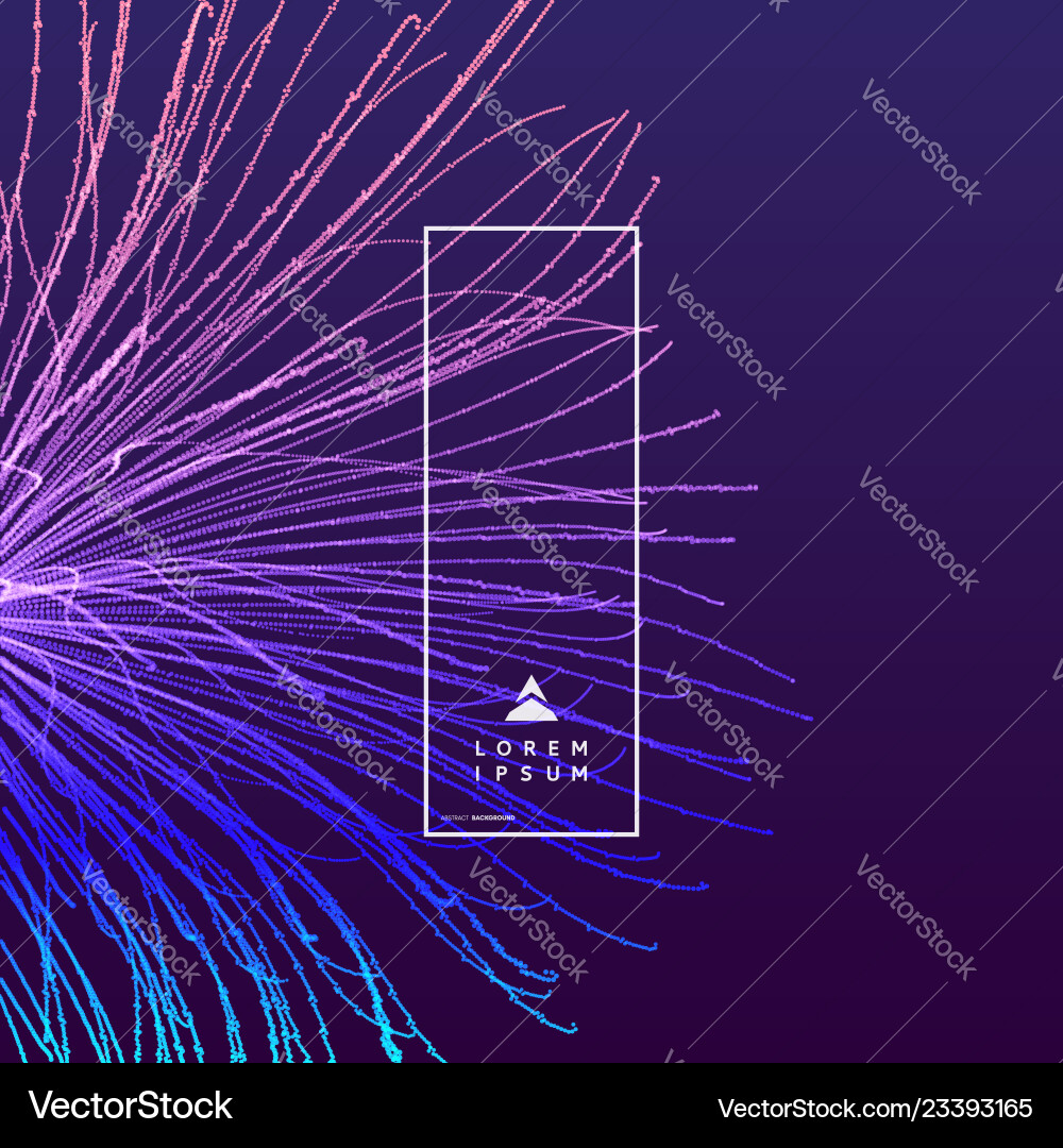 Point explode array with dynamic emitted Point explode array with dynamic emitted vector image