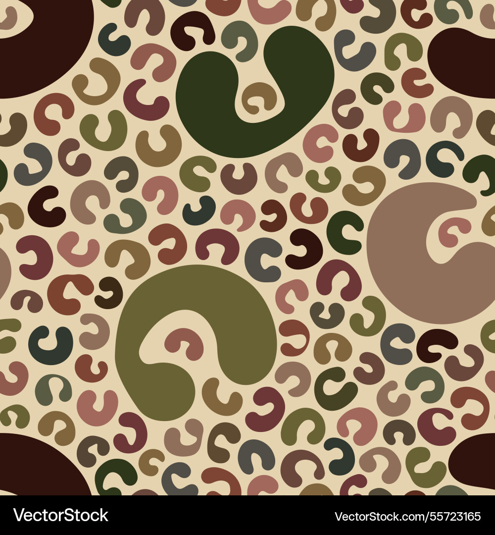 Seamless pattern with a mix of brushstroke loops Seamless pattern with a mix of brushstroke loops vector image