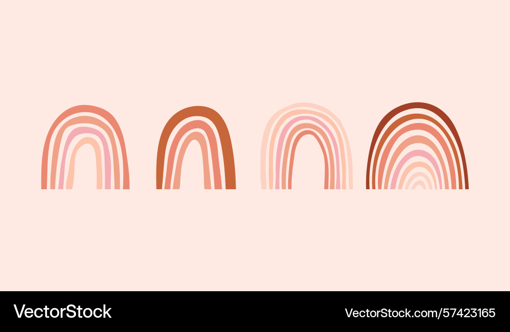 Set of design elements and shapes for abstract vector image