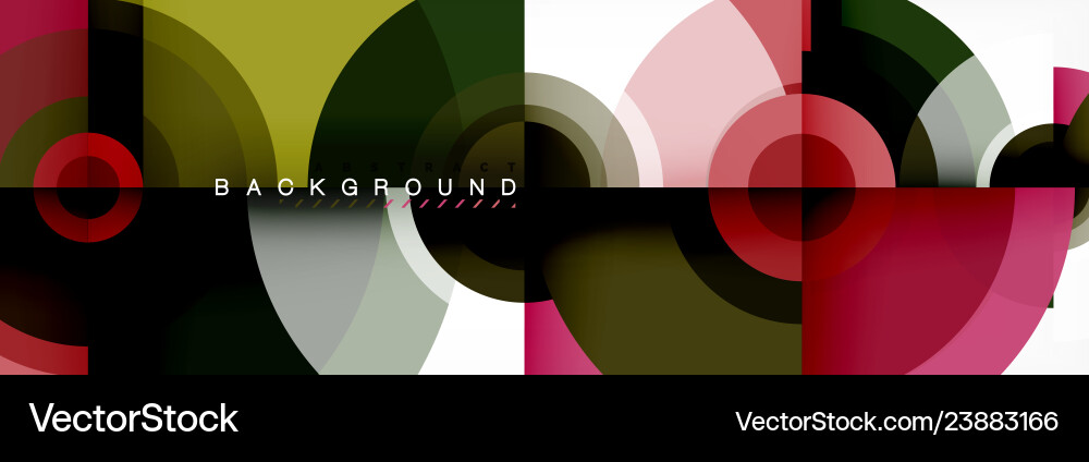 Circular abstract background Vector Image