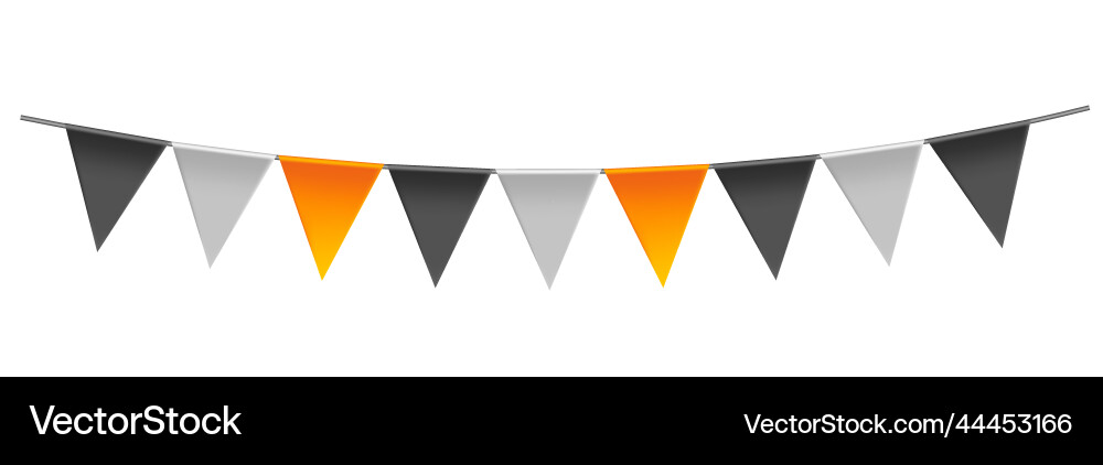 Triangular Bunting vector image