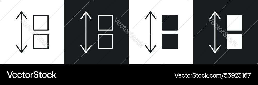 Apps sort icon Vector Image