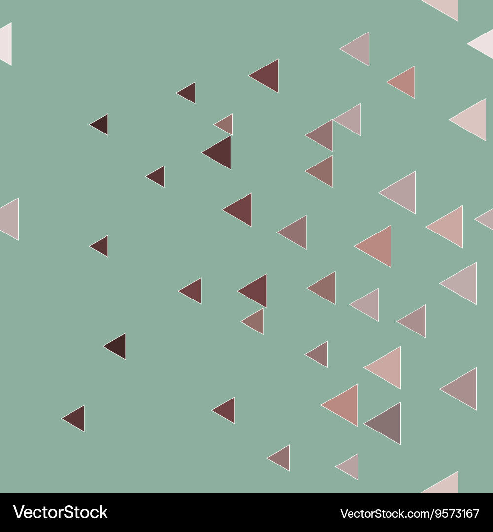 Triangle seamless pattern vector image