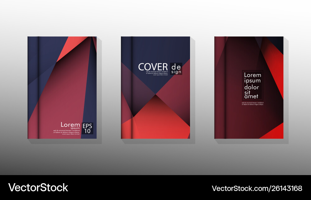 Gradient minimal geometric pattern design Vector Image