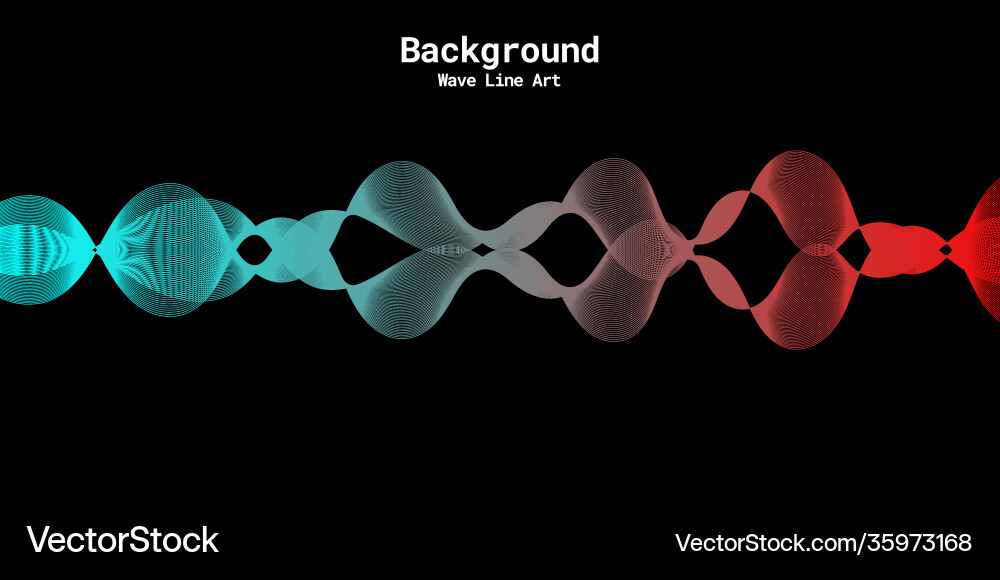 Modern abstract background with wavy lines in red Modern abstract background with wavy lines in red vector image