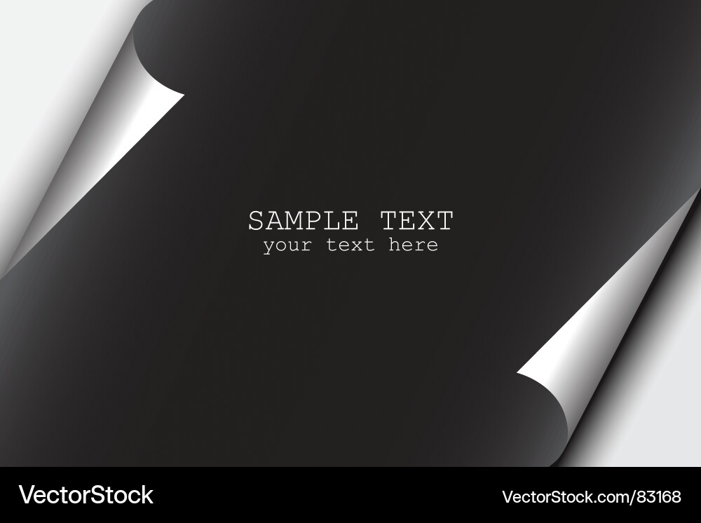 Page curl Vector Image