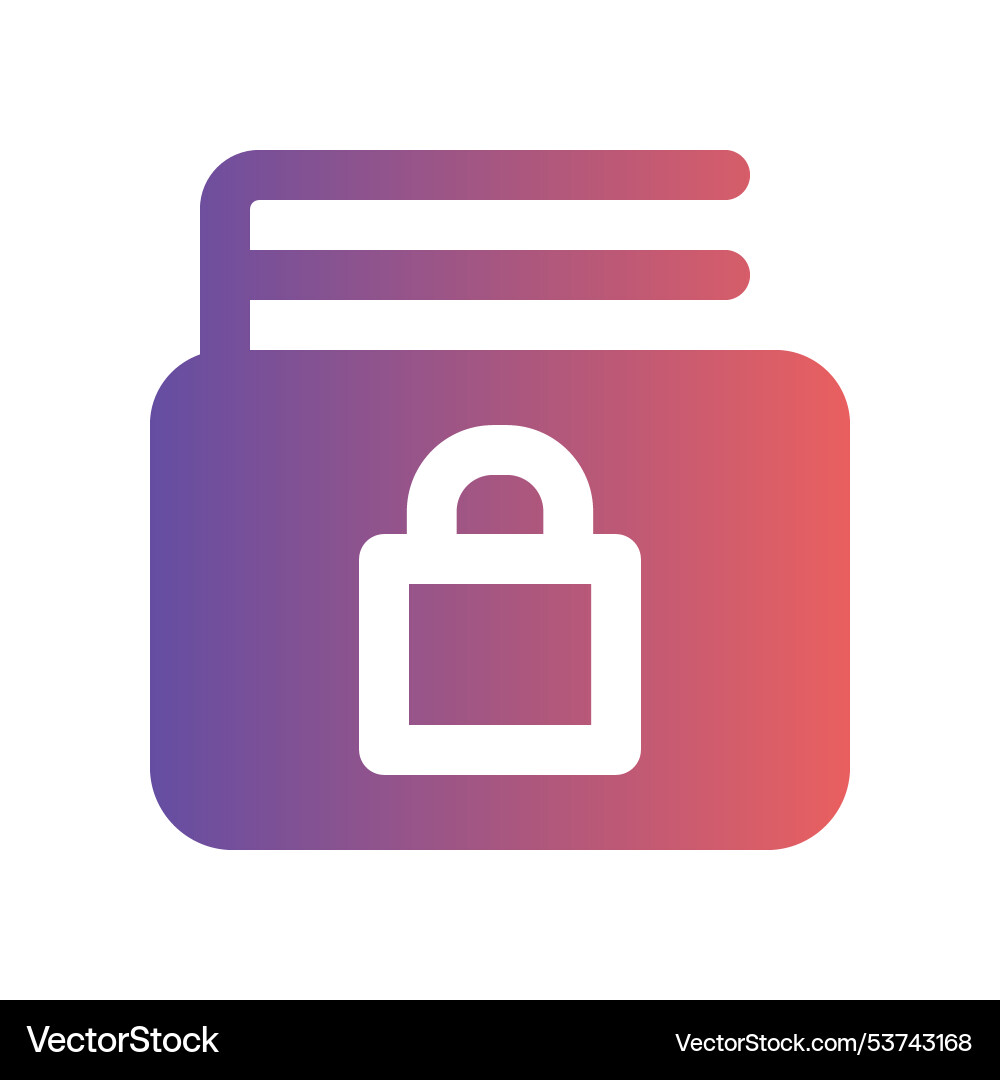 Secure payment icons with a modern design style Vector Image
