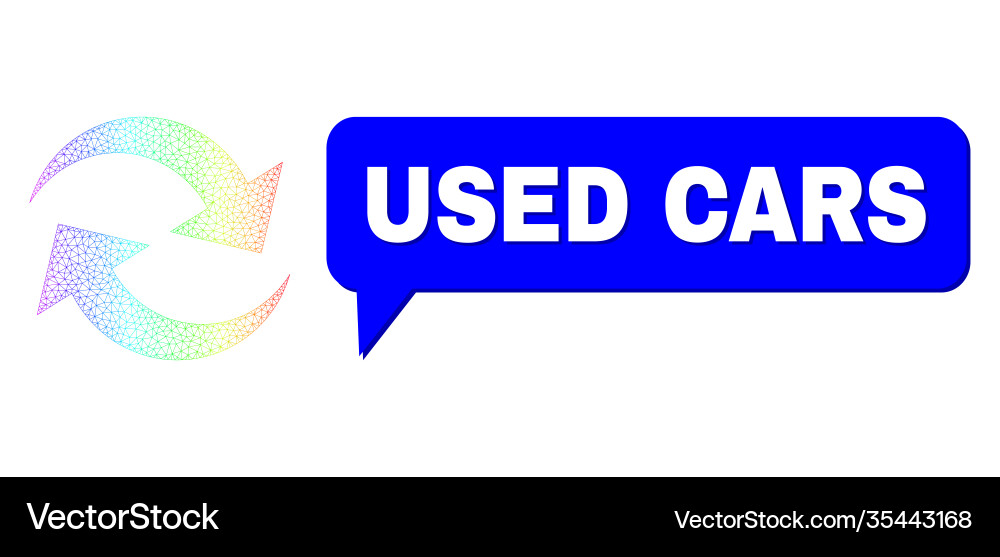 Spectral network gradient refresh arrows icon Spectral network gradient refresh arrows icon vector image
