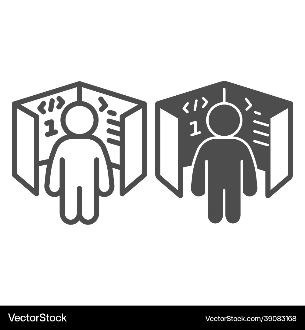 Ui ux designer cube with code references board Ui ux designer cube with code references board vector image