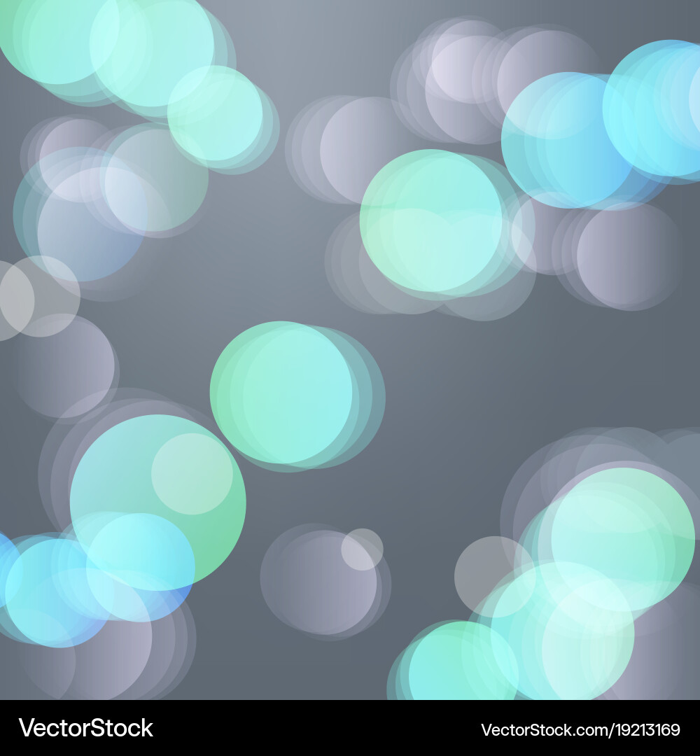 Abstract defocused bokeh lights background Vector Image