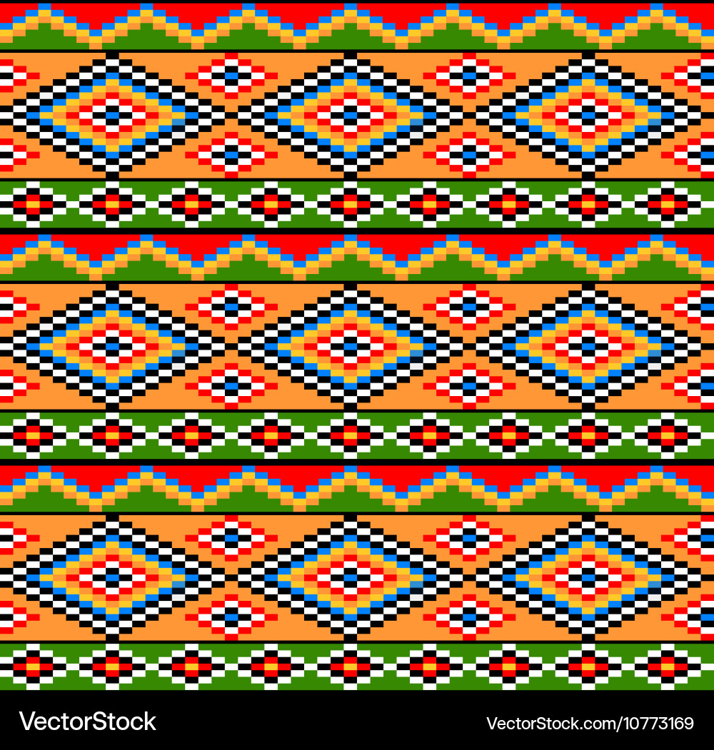 Mexican Folk Pattern Royalty Free Vector Image