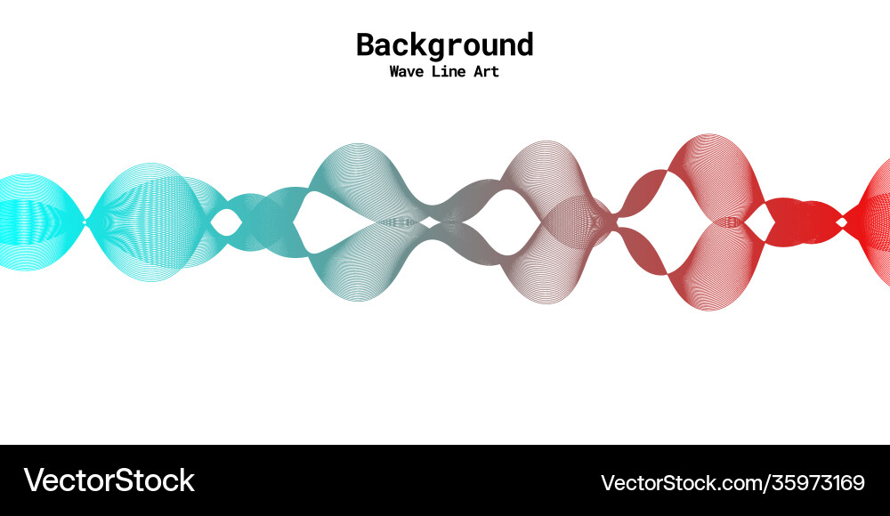 Modern abstract background with wavy lines in red Modern abstract background with wavy lines in red vector image