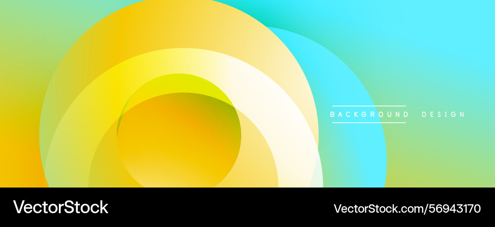 Abstract colorful layers create dynamic gradient Vector Image