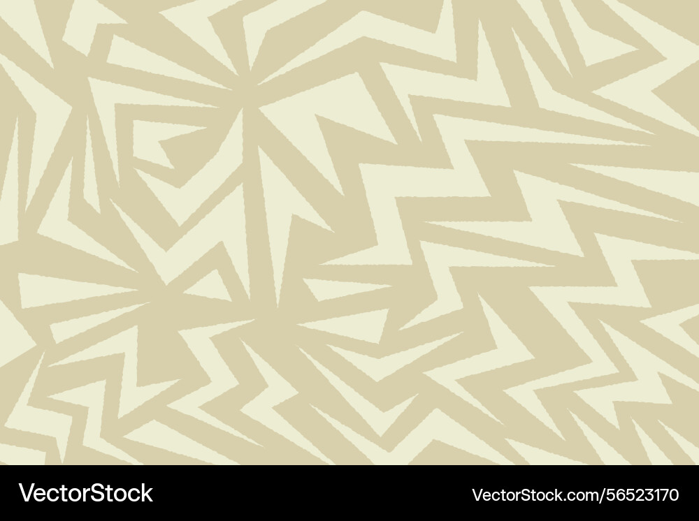 Abstract geometric pattern with zigzag shapes vector image