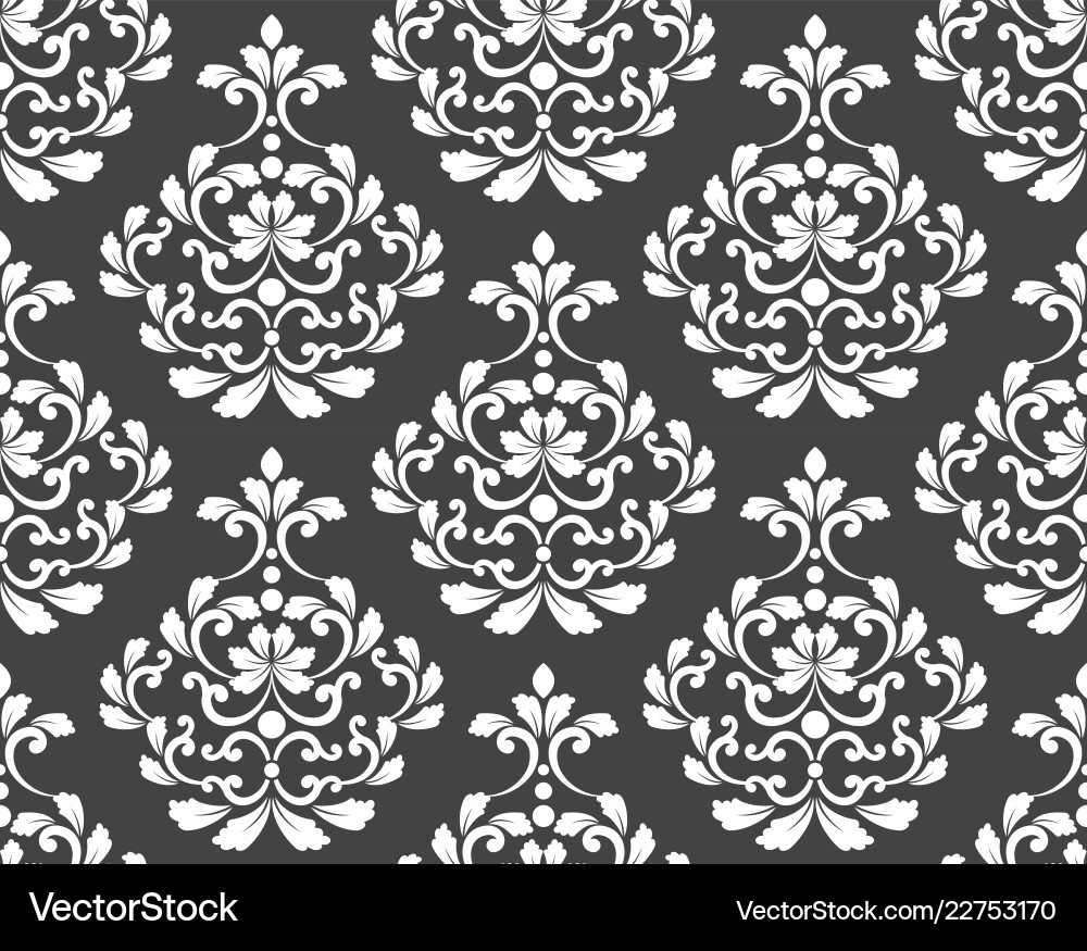 Damask pattern Damask pattern vector image