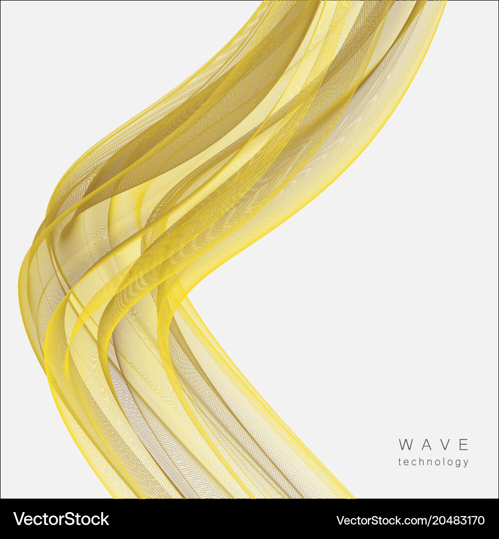 Fluid Wave Pattern vector image