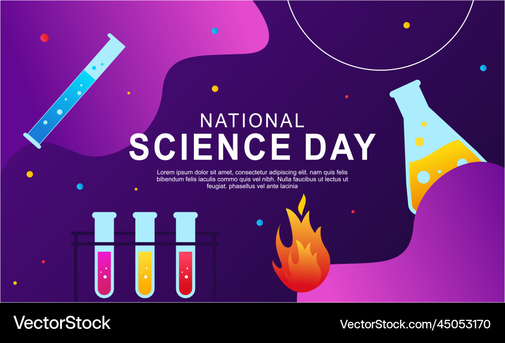 Gradient science twitch background design template vector image